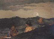 Winslow Homer Kissing the Moon (mk44) china oil painting reproduction